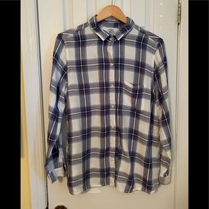 Old Navy Plaid Blouse